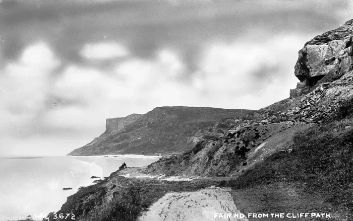 Framed Print : Fair Head from the Cliff Path Framed Print : Fair Head from the Cliff Path