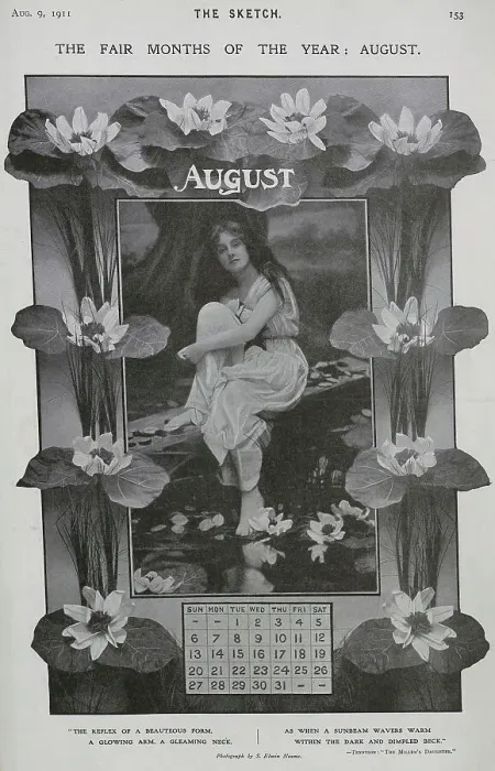 Framed Print : The fair months of the year: August Framed Print : The fair months of the year: August