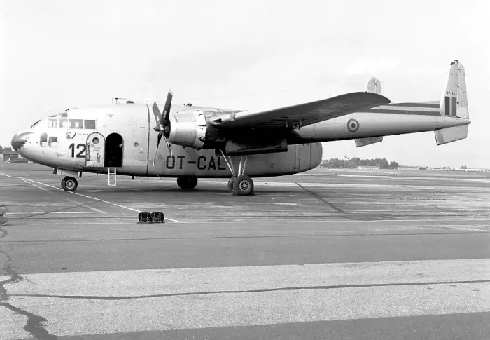 Framed Print : Fairchild C-119G Flying Boxcar CP-12 / OT-CAL Framed Print : Fairchild C-119G Flying Boxcar CP-12 / OT-CAL