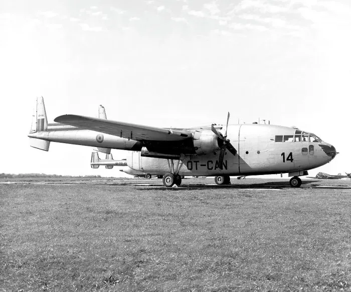 Framed Print : Fairchild C-119G Flying Boxcar CP-14 / OT-CAN Framed Print : Fairchild C-119G Flying Boxcar CP-14 / OT-CAN