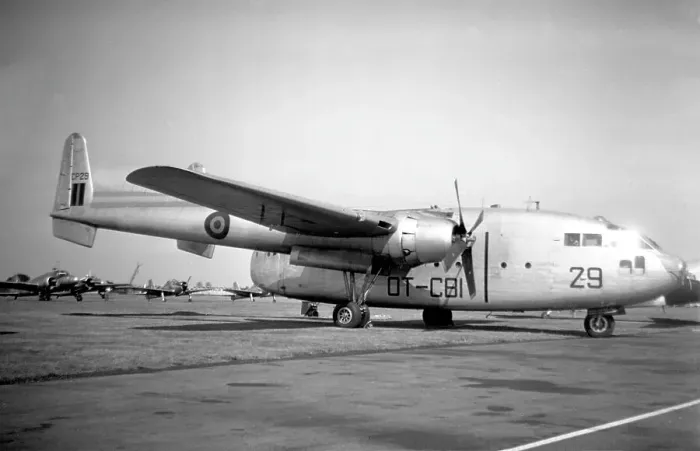 Framed Print : Fairchild C-119G Flying Boxcar CP-29 / OT-CBI Framed Print : Fairchild C-119G Flying Boxcar CP-29 / OT-CBI