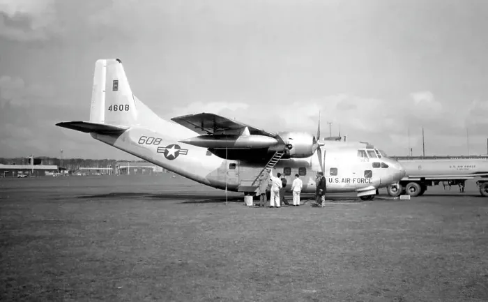 Framed Print : Fairchild C-123B Provider 54-608 Framed Print : Fairchild C-123B Provider 54-608