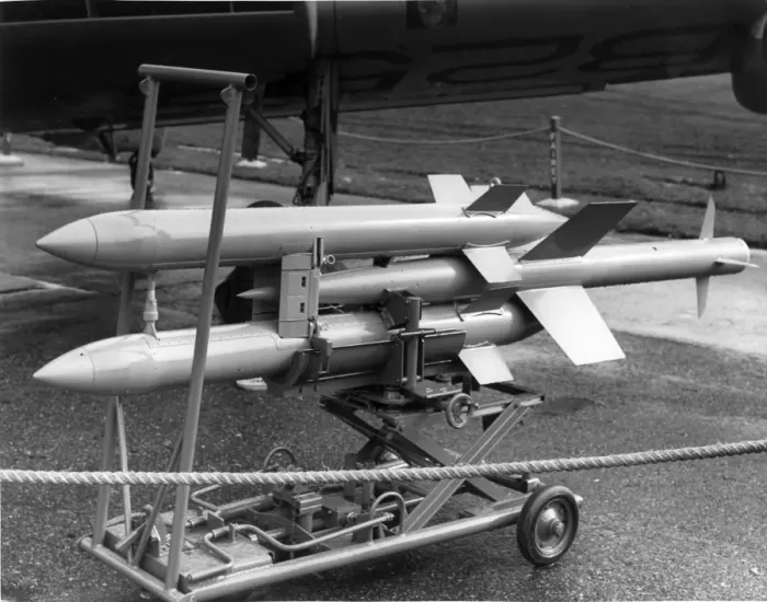 Framed Print : Fairey Fireflash air-to-air missile