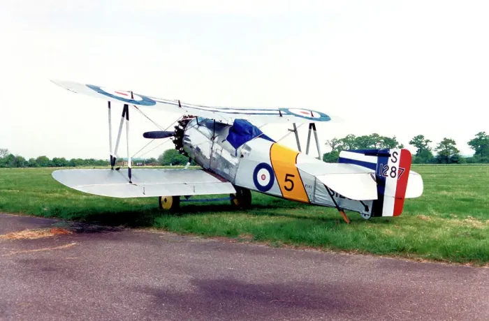 Framed Print : Fairey Flycatcher replica G-BEYB / S1287 Framed Print : Fairey Flycatcher replica G-BEYB / S1287