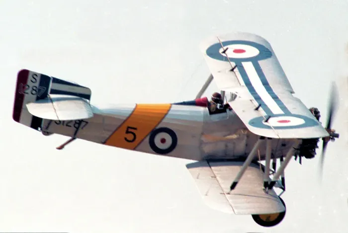Framed Print : Fairey Flycatcher replica G-BEYB - S1287 Framed Print : Fairey Flycatcher replica G-BEYB - S1287