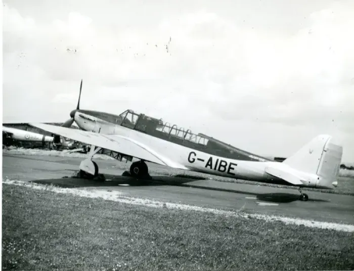 Framed Print : Fairey Fulmar, G-AIBE / N1854, the first production versio? Framed Print : Fairey Fulmar, G-AIBE / N1854, the first production versio?