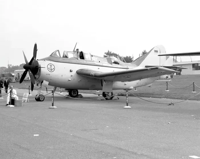 Framed Print : Fairey Gannet AS.4 UA+115 Framed Print : Fairey Gannet AS.4 UA+115