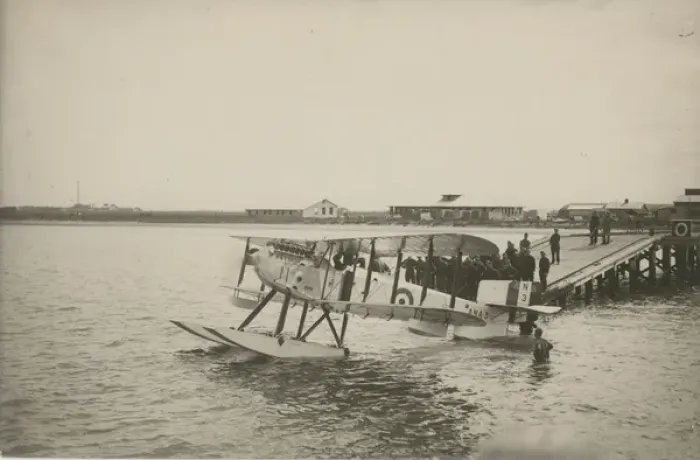 Framed Print : Fairey IIID, ANA-3 or A10-3, at Point Cooke Framed Print : Fairey IIID, ANA-3 or A10-3, at Point Cooke