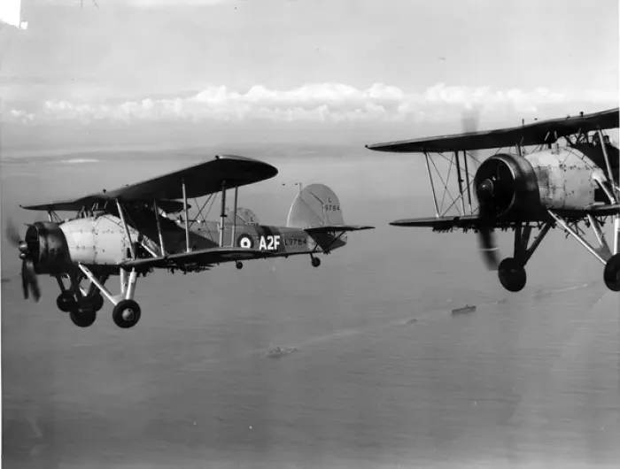 Framed Print : Three Fairey Swordfish Is including L9784 Framed Print : Three Fairey Swordfish Is including L9784