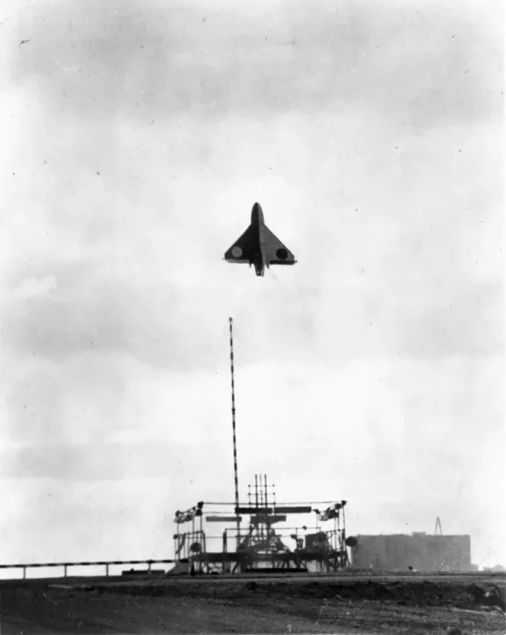 Framed Print : Fairey VTO delta-winged research missile under test Framed Print : Fairey VTO delta-winged research missile under test