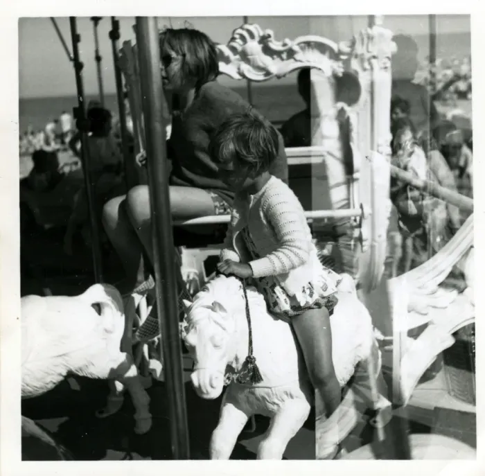 Framed Print : Fairground Carousel, Hythe, Hampshire Framed Print : Fairground Carousel, Hythe, Hampshire