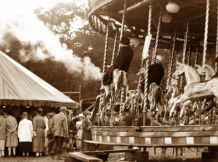 Framed Print : Fairground ride in St. Annes Framed Print : Fairground ride in St. Annes