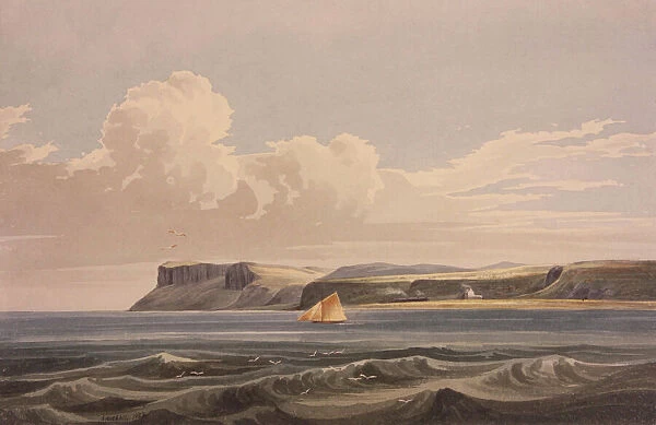 Fairhead from Ballycastle (1828). Nicholl, Andrew 1804 - 1886. Date: 1828