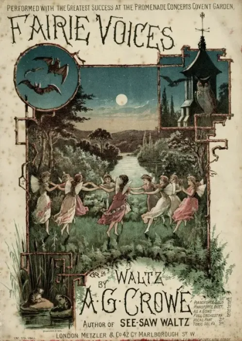 Framed Print : Fairie Voices C1860 Framed Print : Fairie Voices C1860