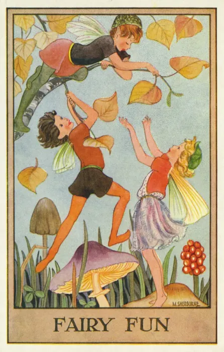 Framed Print : Fairies & flowers Framed Print : Fairies & flowers