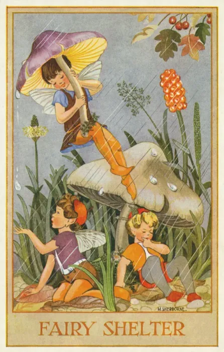 Framed Print : Fairies & flowers Framed Print : Fairies & flowers