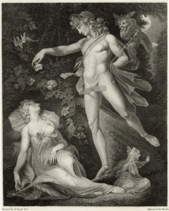 Framed Print : Fairies Oberon & Titania Framed Print : Fairies Oberon & Titania