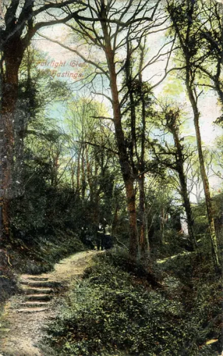 Framed Print : Fairlight Glen, Hastings, Sussex Framed Print : Fairlight Glen, Hastings, Sussex