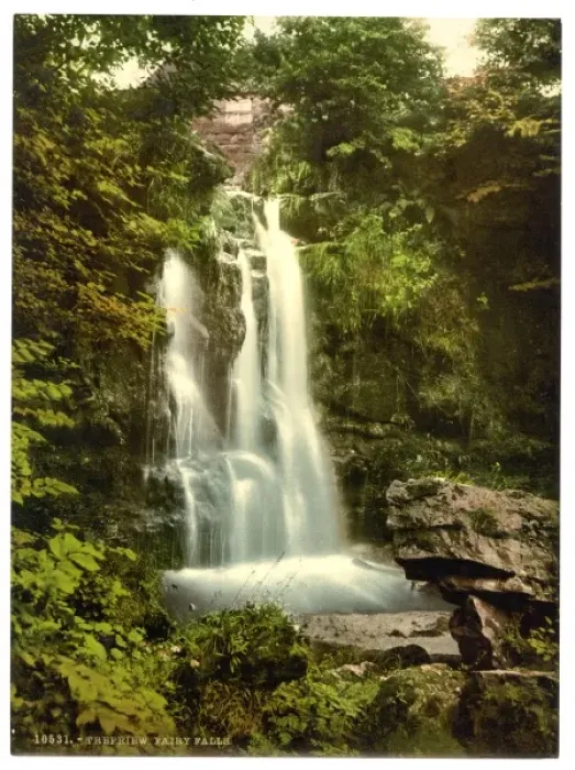 Framed Print : Fairy Falls, Trefriew (i. e. Trefriw), Wales Framed Print : Fairy Falls, Trefriew (i. e. Trefriw), Wales