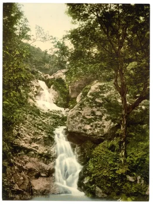 Framed Print : Fairy Glen Waterfall, Penmaenmawr, Wales Framed Print : Fairy Glen Waterfall, Penmaenmawr, Wales