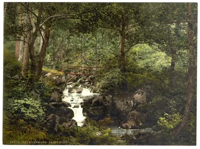 Framed Print : Fairy Glen Waterfall, Penmaenmawr, Wales Framed Print : Fairy Glen Waterfall, Penmaenmawr, Wales