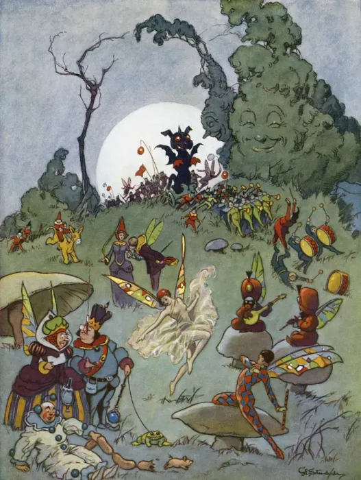 Framed Print : The Fairy Pageant Framed Print : The Fairy Pageant