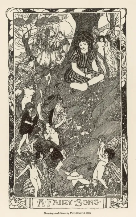 Framed Print : A Fairy Song 1926 Framed Print : A Fairy Song 1926