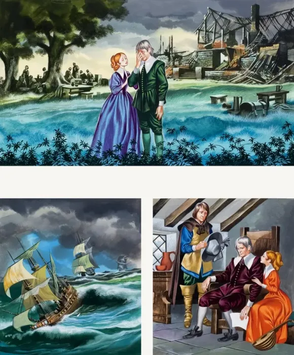 Framed Print : Fairy tale illustrations Framed Print : Fairy tale illustrations