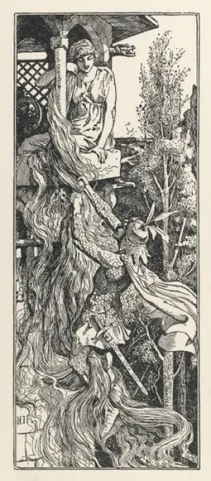 Framed Print : Fairy Tales / Rapunzel Framed Print : Fairy Tales / Rapunzel
