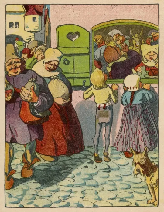Framed Print : Fairytale Tischlein Framed Print : Fairytale Tischlein