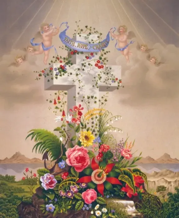Framed Print : Faith, Hope and Charity Framed Print : Faith, Hope and Charity