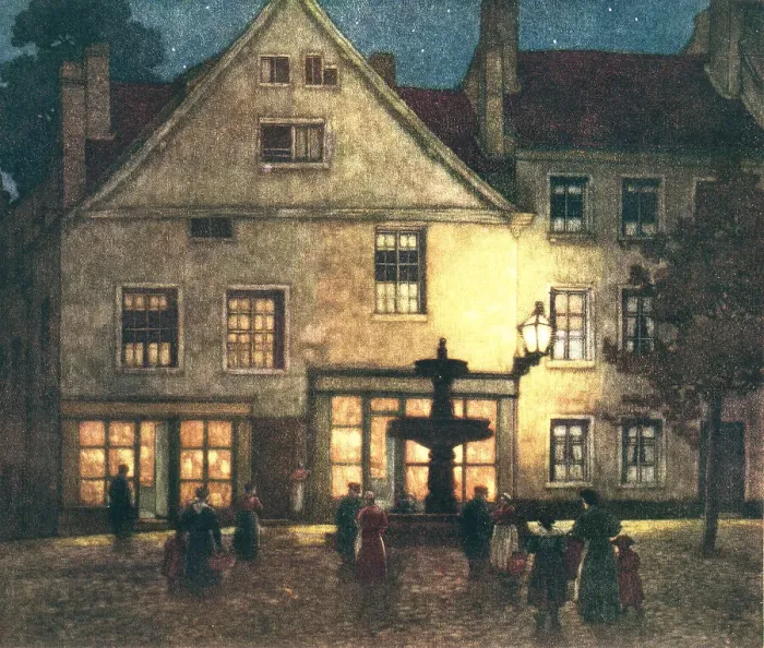 Framed Print : Falaise, By Night Framed Print : Falaise, By Night