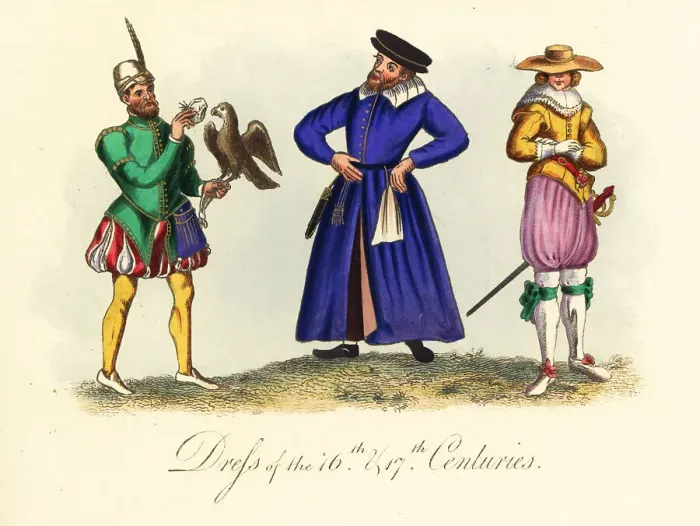 Framed Print : Falconer, and dandy, 17th century Framed Print : Falconer, and dandy, 17th century