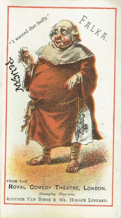 Framed Print : Falka by H. B. Farnie. Image of the character Framed Print : Falka by H. B. Farnie. Image of the character