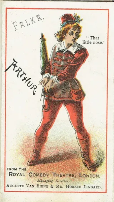 Framed Print : Falka by H. B. Farnie. Image of Falkas boyfriend, Arthur Framed Print : Falka by H. B. Farnie. Image of Falkas boyfriend, Arthur