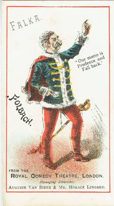 Framed Print : Falka by H. B. Farnie. Image of Folbach, Falkas uncle Framed Print : Falka by H. B. Farnie. Image of Folbach, Falkas uncle