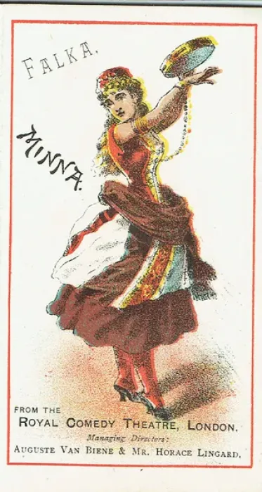 Framed Print : Falka by H. B. Farnie. Image of Minna, Falkas maid Framed Print : Falka by H. B. Farnie. Image of Minna, Falkas maid