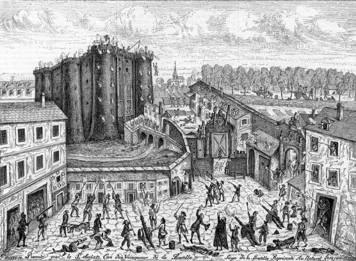 Framed Print : FALL OF THE BASTILLE Framed Print : FALL OF THE BASTILLE