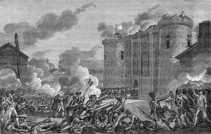 Framed Print : FALL OF THE BASTILLE Framed Print : FALL OF THE BASTILLE