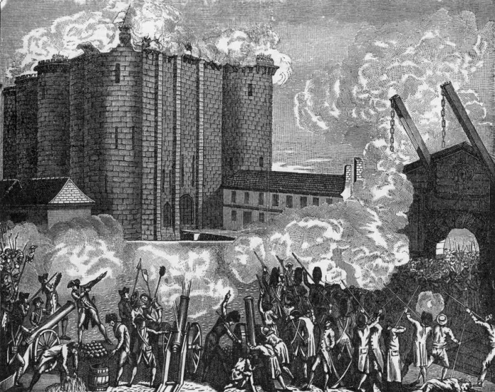 Framed Print : FALL OF THE BASTILLE Framed Print : FALL OF THE BASTILLE