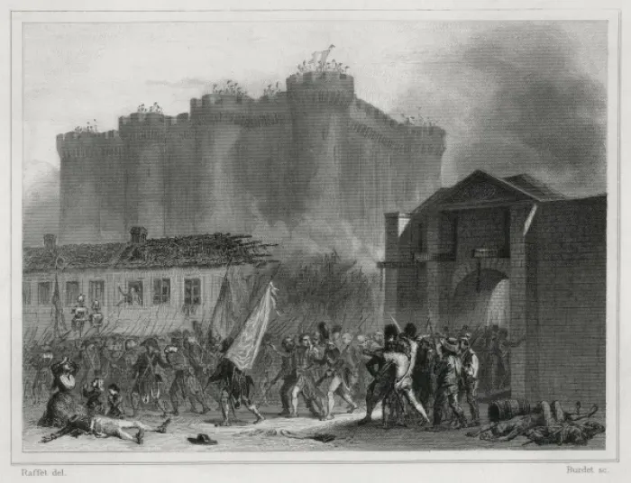 Framed Print : Fall of the Bastille Framed Print : Fall of the Bastille