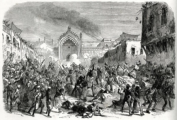 Fall of Lucknow, Indian Mutiny Date: 1858