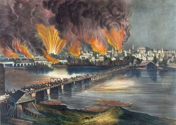 The fall of Richmond, Va. on the night of April 2d. 1865