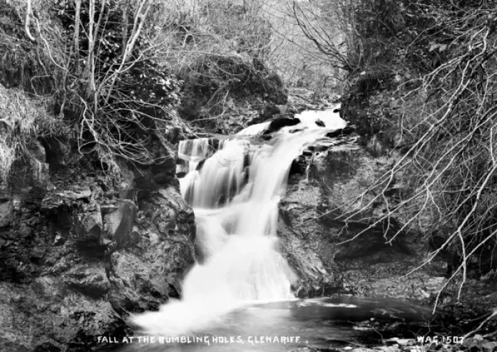 Framed Print : Fall at the Rumbling Holes, Glenariff Framed Print : Fall at the Rumbling Holes, Glenariff