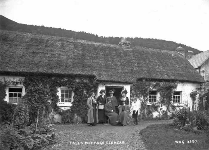 Framed Print : Falls Cottage, Glencar