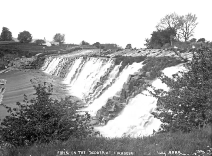 Framed Print : Falls on the Dodder at Firhouse Framed Print : Falls on the Dodder at Firhouse