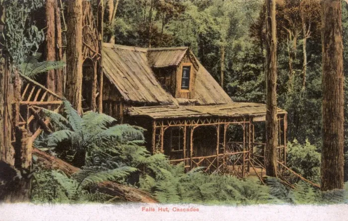Framed Print : Falls Hut, Cascades, Australia Framed Print : Falls Hut, Cascades, Australia