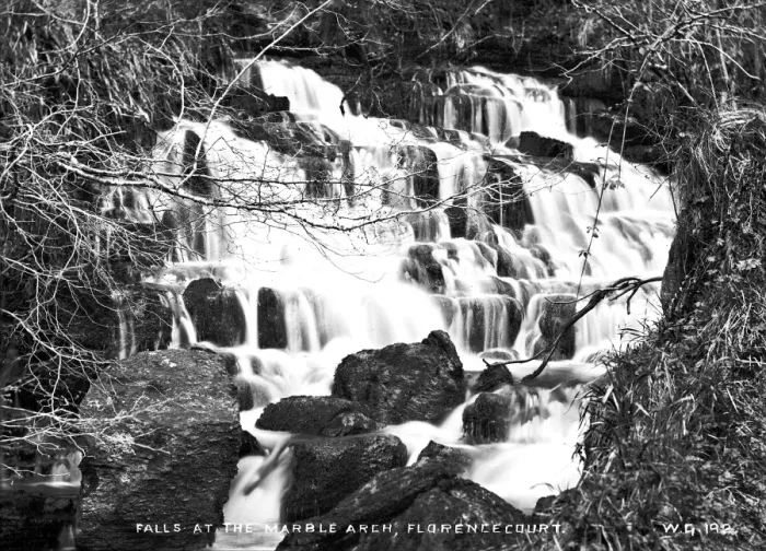 Framed Print : Falls at the Marble Arch, Florencecourt Framed Print : Falls at the Marble Arch, Florencecourt