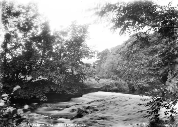 Framed Print : Falls at R. Dall, Cushendall Framed Print : Falls at R. Dall, Cushendall
