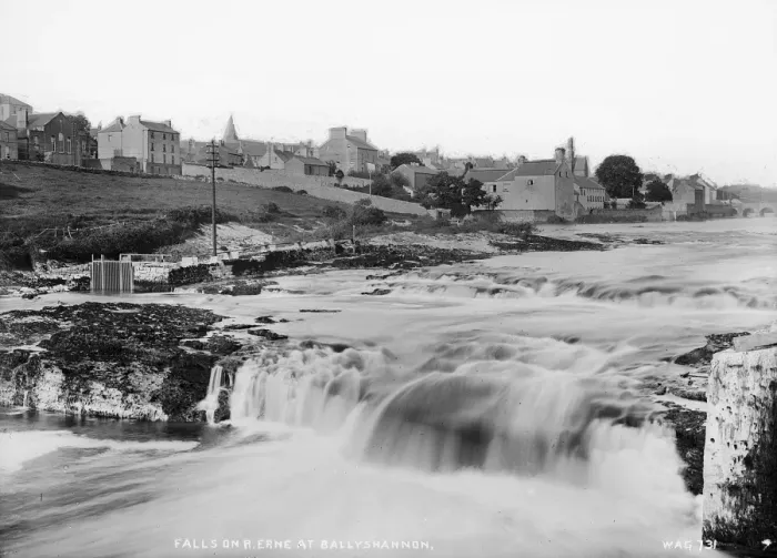 Framed Print : Falls on the R. Erne at Ballyshannon Framed Print : Falls on the R. Erne at Ballyshannon